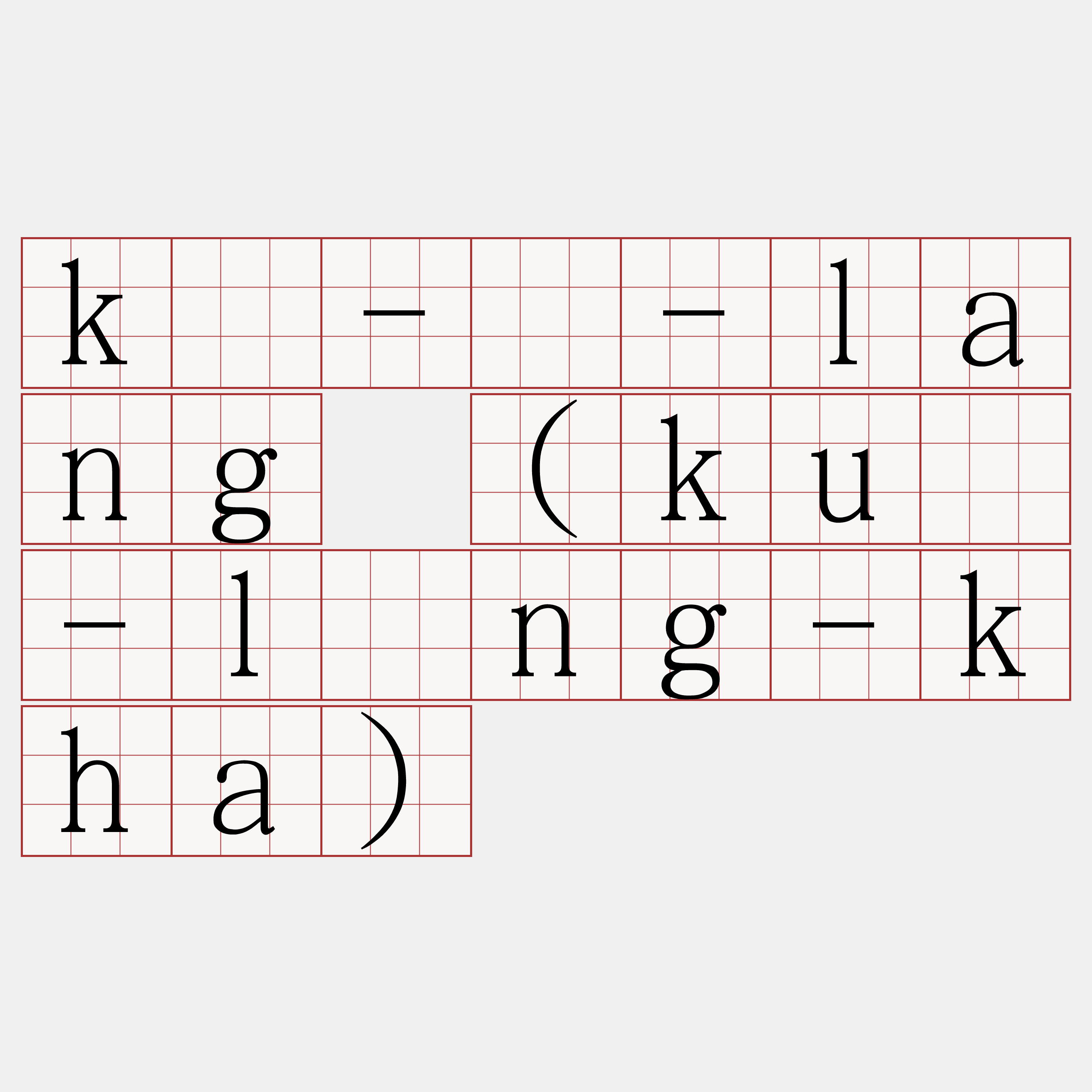 kò-ē-lang (kuè-lâng-kha)